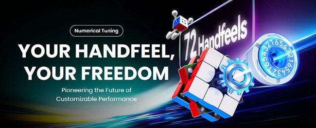 GAN V100 Maglev 3x3x3 Speed Cube UV Coated